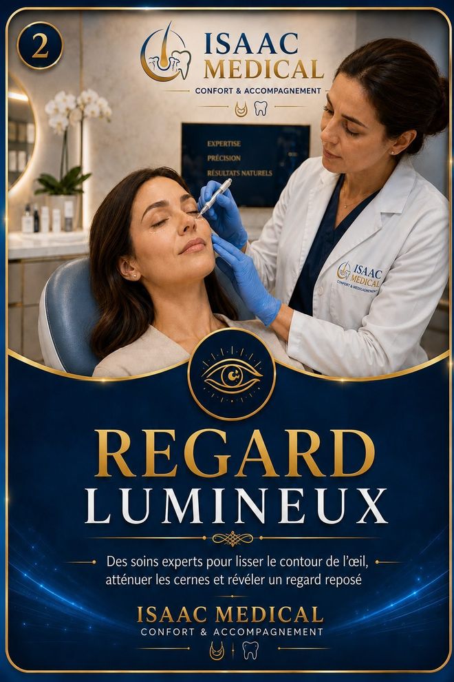 Étape 2 — Regard lumineux : lisser le contour de l'œil et révéler un regard reposé