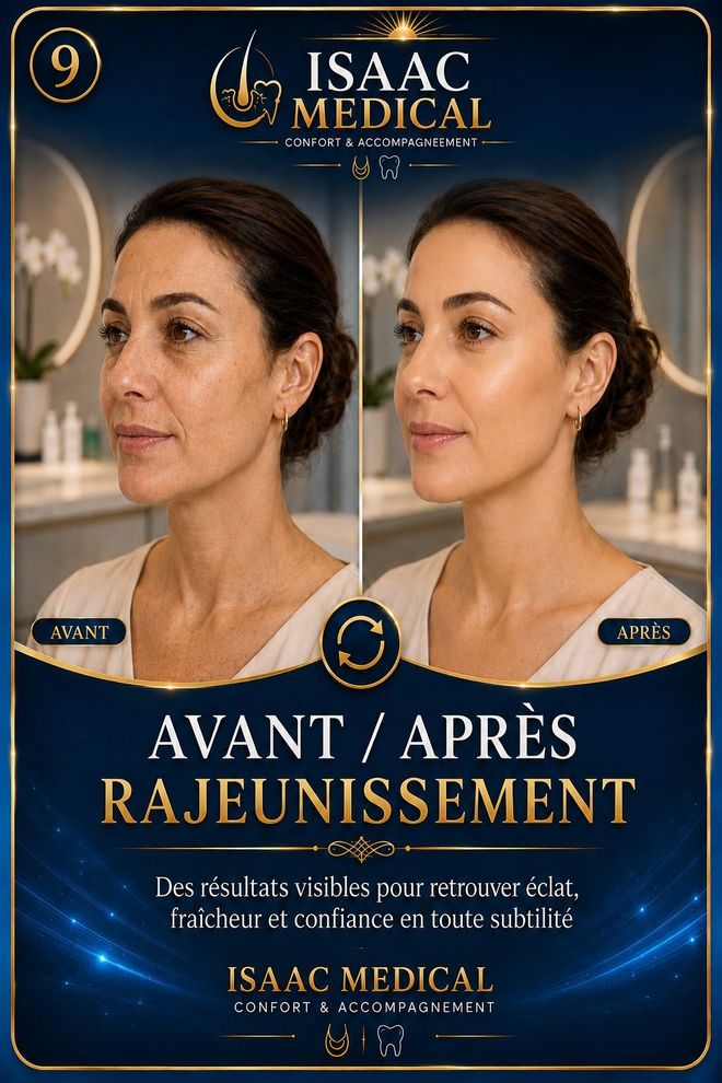 Étape 9 — Avant / Après rajeunissement : éclat, fraîcheur et confiance retrouvés