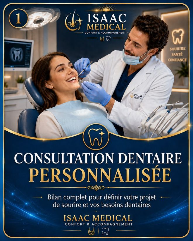 Étape 1 — Consultation dentaire personnalisée : bilan complet pour définir votre projet de sourire
