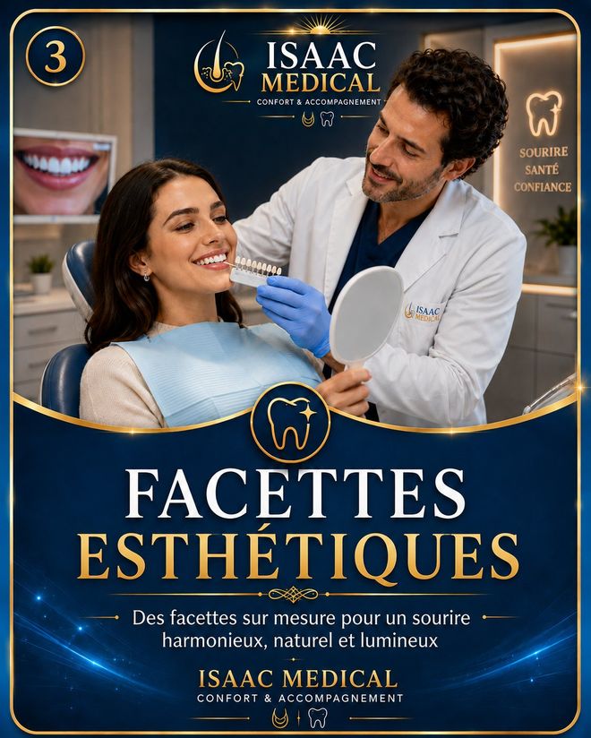 Étape 3 — Facettes esthétiques : des facettes sur mesure pour un sourire harmonieux et naturel