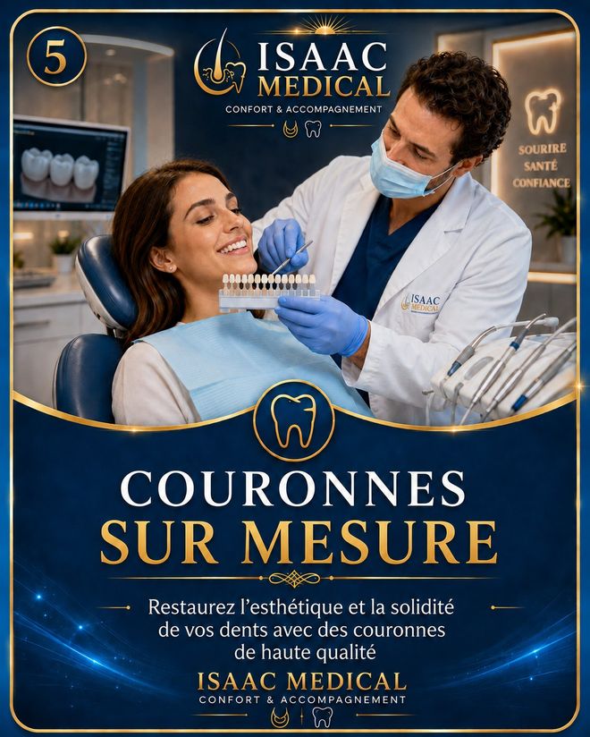 Étape 5 — Couronnes sur mesure : restaurez l'esthétique et la solidité de vos dents