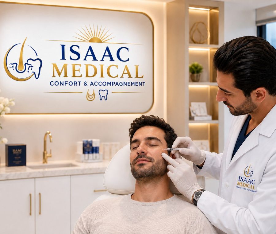Traitement esthétique du visage