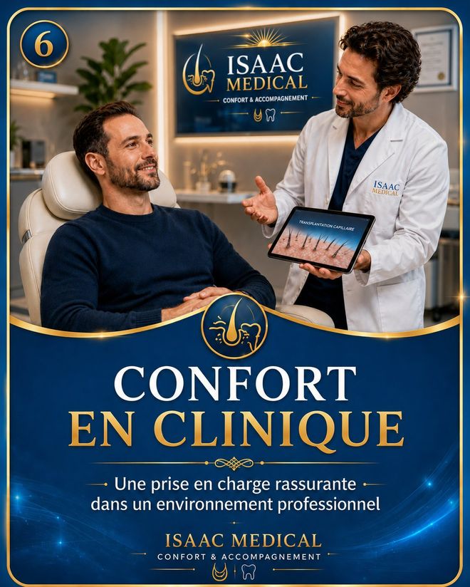 Étape 6 — Confort en clinique : une prise en charge rassurante